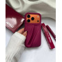 RHODE Raspberry Jelly – бордовый чехол с блеском для iPhone 17 Pro  max